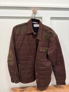 The Normal Brand Brown Quilted Performance Jacket